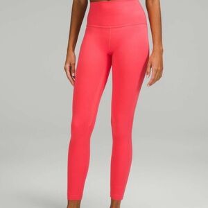 Women's Coral High-Waisted Leggings
